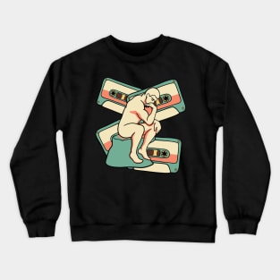 Rodins Thinker In Vintage Colors Crewneck Sweatshirt